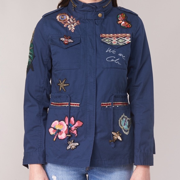 Desigual Jackets & Blazers - NWT Desigual Military Parka Delia